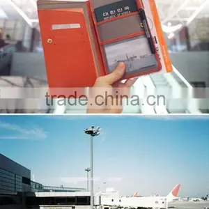 Passport Case, Travel Wallet Blocking Passport Cover Compact Case Holder Wallet,Prevent Degaussing,Classic Long thumbnail-6