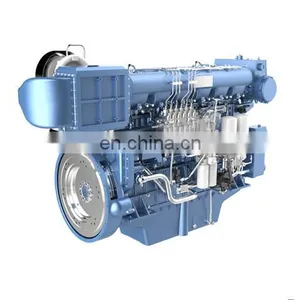 Best Price 6 Cylinder 735kw/1000hp/1500rpm 8170ZC1000-5 Weichai Marine Diesel Motor thumbnail-1