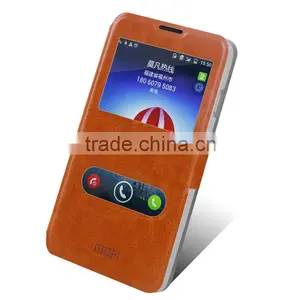 MOFi Case Celular Leather Flip Dot View Cover for Coolpad Dazen F1, Mobile Handset Coque Back Housing for Coolpad 8297 thumbnail-6