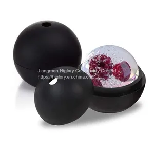 2022 Amazon Hot Selling Ball Shape Household Silicone Freezer Trays Silicone Ice Cube Mold Seals In Freshness With Lid thumbnail-4