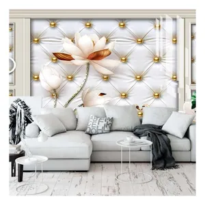 Modern Decorative 3D Murals Wallpaper Acoustic Wall Panels Wallpaper Murals Drop Ship thumbnail-3