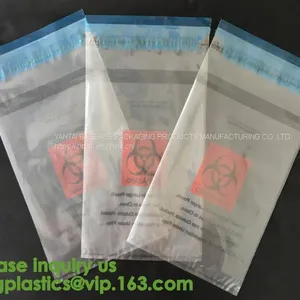 Lab Bags Specimen Bags Zip Bag, Medical Grade Laboratory Specimen Bag, Three Wall Biohazard Specimen Bag With a Document thumbnail-2