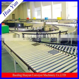 Roller Conveyor System With Powered Lift Section To Raise And Lower Parts thumbnail-1