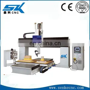 OSAI System 7.5kw Italy HSD Servo Motor Square Hobby Cnc Milling Machine 5 Axis thumbnail-3