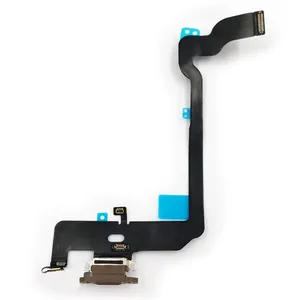 USB Charger For IPhone XS Port Dock Connector Plug Charging Microphone Headphone Audio Flex Cable thumbnail-1