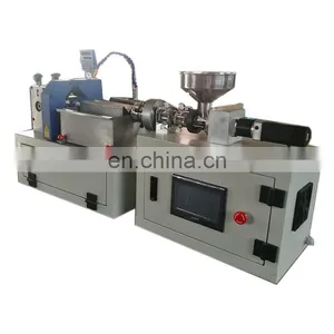 Small Experimental Extruder Desktop Extruder Small Scale Extrusion Line for Lab thumbnail-2