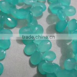 Praiba Onyx All Color Chalcedony Long Drops Custom Cut Briollete Chicklets Drops Gemstones Cabochon Calibrated thumbnail-1