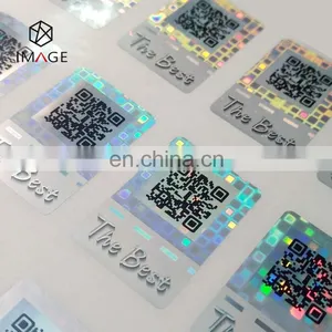 3d Dynamic Laser Holographic Anti-counterfeiting Label With Unique QR Code Printing thumbnail-2
