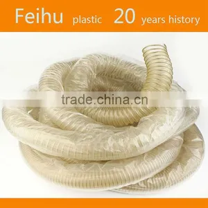 WOODWORKING PU/TPU FIRE HOSE, SAWDUST SUCTION HOSE,PU WOODWORKING FLEXIBLE HOSE thumbnail-1