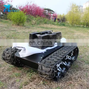 High Torque Brushless Motor AVT-9T Rubber Crawler Robot Chassis Commercial Robot Rescue Robot Good for Inspection, Exploration thumbnail-4