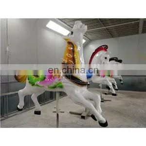 Fairground Musical Carousel Equipment 6 Seats Amusement Rides thumbnail-4
