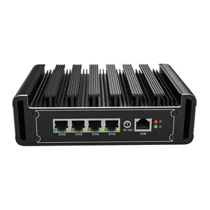 PfSense Firewall i7 1165G7 i5 1135G7 N5105 4x Intel I225 2.5G LAN 2xDDR4 NVMe Industrial Fanless Mini PC 4xUSB HDMI2.0 OPNsense thumbnail-2