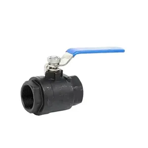 Hot Sale 2PC Carbon Steel WCB NPT Female Screwed End Floating Ball Valve 2000WOG thumbnail-1