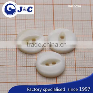 2 Holes White River Shell Buttons With Logo Customize thumbnail-1