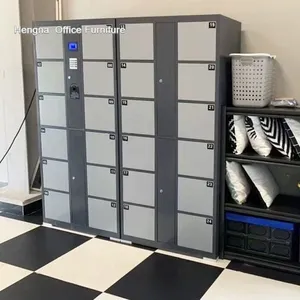 Customized 12/24 Door Electronic Intelligent Locker for Employee Workplace Storage Solutions- Verified Supplier thumbnail-1