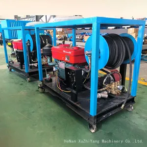 15kw Electric Power Sewer Drain Pipe Water Jet Cleaner High Pressure Water Sewer Jetter Machine 200bar thumbnail-3