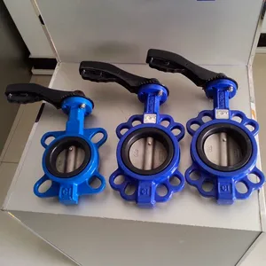 China Supplier Good Selling Cast Iron Marine Wafer Type Butterfly Valve PTFE Seat Butterfly Valve for Water Gas Oil thumbnail-5