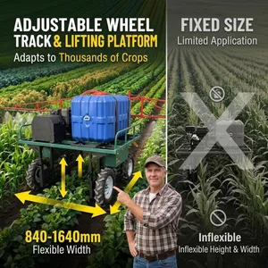 Vigorun SPRY600 Boom Sprayer CE EPA Approved Gasoline Engine Electric Sprayer Agricultural 600l Chemical Sprayer thumbnail-1