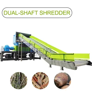 Heavy Duty Scrap Metal Dual Axis Shredder Municipal Solid Waste Shredder EPC thumbnail-1