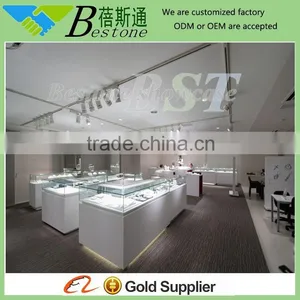 Pure White Jewelry Store Showcase Display Counter for Sale thumbnail-1