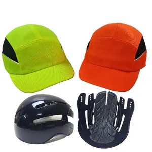 Protective Fluorescent Safety Bump Cap With Insert Helmet thumbnail-1