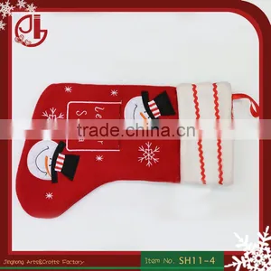 Personalized Christmas Stockings Red/Green Christmas Stockings Wholesale Accesorios De Navidad Decoration Christmas Gift thumbnail-1
