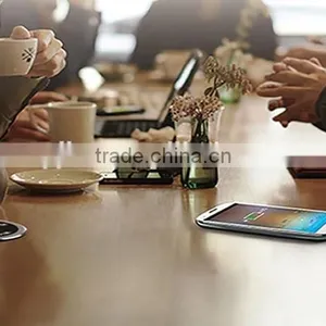 QI Wireless Desktop Charger for Office Desk Phone Charging thumbnail-4