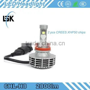 2015 G6 Led Headlight High Power 25w Car Driving Lamp Bulb H8 With Cr-ee Chips thumbnail-2