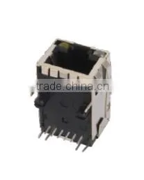 Shielded RJ11 Transformer Jack/Connector With LED thumbnail-1