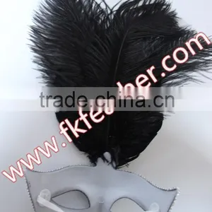 Black Goose Feather Price Female Mask Party Decorations thumbnail-6
