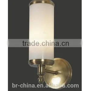 Brass Wall Lamp With Single Glass Shade WL552-1 thumbnail-1