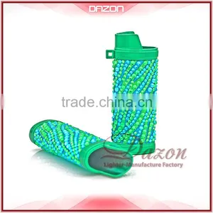 Metal Diamond Lighter Case For BIC Custom thumbnail-1