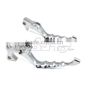 BJ-LS-005 Hot Sale Chrome Billet Aluminum Skull Hand Brake Lever for Sportster thumbnail-4