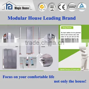 Environmental Cheap and Excellent Fireproof Fast Assembling Modular Home Prices Foamed Cement Board House Supplier's Choice thumbnail-4