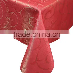 Hot Sale 100% Polyester New Design Printed Christmas Tablecloth thumbnail-1
