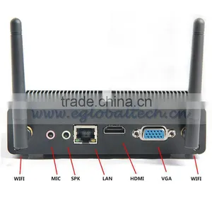 Bay Trail Fanless Barebone PC Mini Nuc Computer Intel Celeron Dual Core N2810 HTPC 1080P Kodi Windows Android thumbnail-3