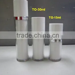 Cosmetic Skin Care Dual Wall Airless Bottle 15ml 30ml 50ml thumbnail-1