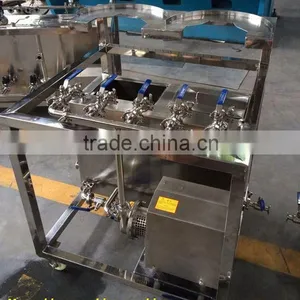 Stainless Steel Manual Two Station Beer Keg Washing Machine BarrelThree-phrase 220V 50 Hz thumbnail-1