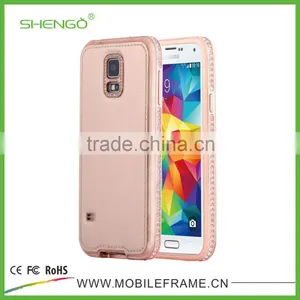 Premium Wholesale Leather Cover for Samsung S5 With Retail Packaging thumbnail-6