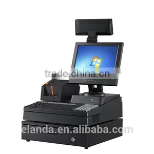 Thermal Printer and Cash Box 12.1 Inch LED Supermarket Pos System Terminals thumbnail-1