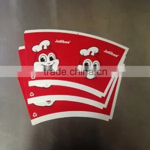Recycled Disposable Customized Wholesale Paper Cup Fan Coated pe thumbnail-1