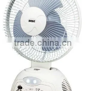 SUNCA AC/DC Rechargeable Oscillating Fan 10" SF-298B thumbnail-1