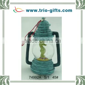2015 Hot Sale Decorative Sea Horse Glass Snow Ball thumbnail-1