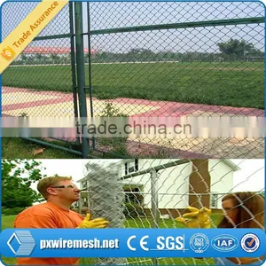Decorative Galvanized and PVC Used Chain Link Fence for Sale From Qunkun thumbnail-1