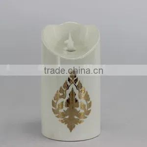 Church Candle Flameless LED Candle in Ceramic thumbnail-3
