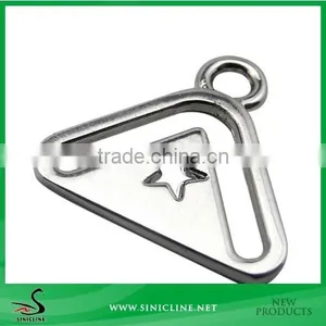 Sinicline Nickle Free Silver Metal Luggage Tag Label thumbnail-1