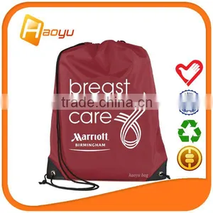 Recycled Polyester Drawstring Bag With High Quality thumbnail-2