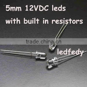 5mm Led With Resistor 12v thumbnail-1