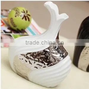 Wedding Hot Sell Decorative Silver Ceramic Vase for Home Deco thumbnail-2