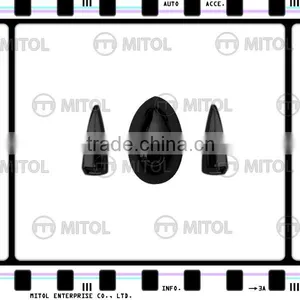 ANTENNA BASE & WASHER CAP For Mini Cooper R53 01-06 Gloss Black ABS Cover thumbnail-1